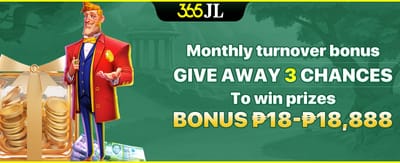 ₱18,888 Monthly Turnover Giveaway promotion banner